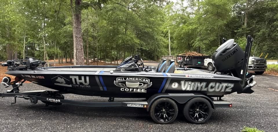 Custom Vinyl Cutz bass boat graphics
